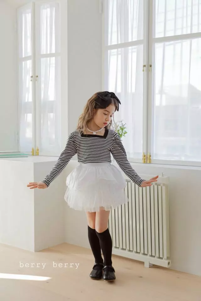 Berry Berry - Korean Children Fashion - #Kfashion4kids - Eyelet Tee - 3