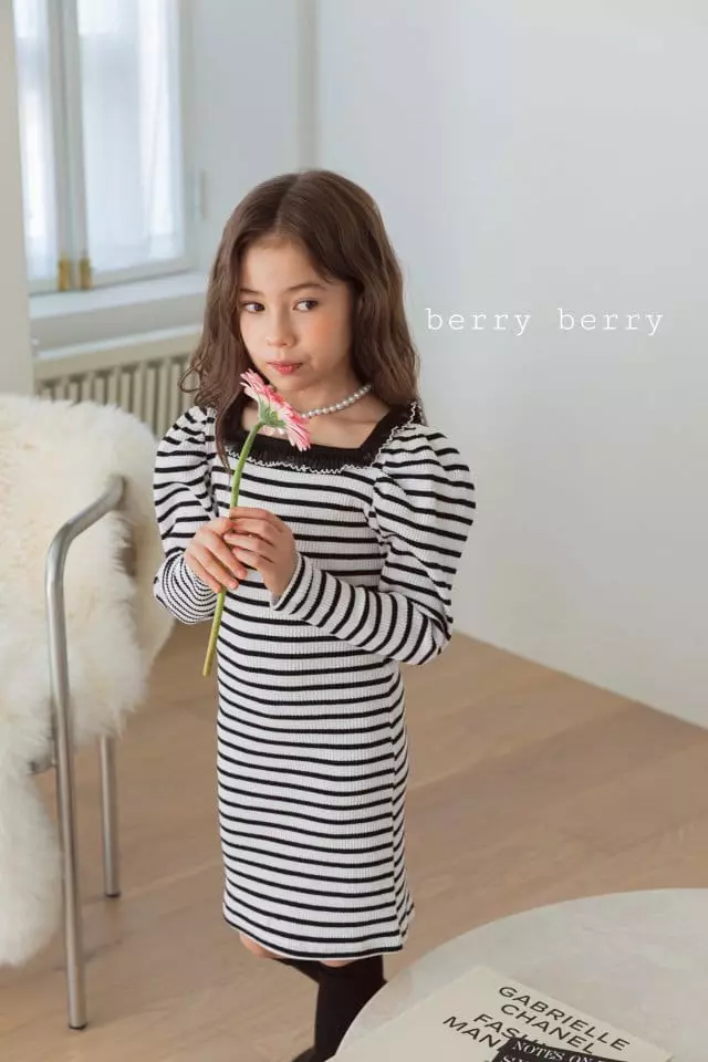 Berry Berry - Korean Children Fashion - #Kfashion4kids - Ggu Ggu One-piece