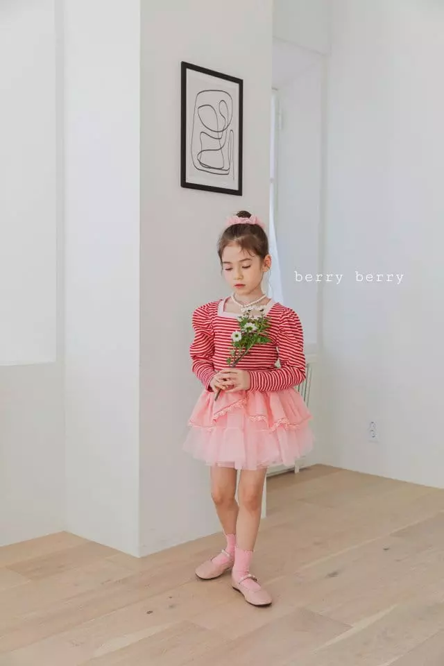 Berry Berry - Korean Children Fashion - #childofig - Eyelet Tee - 11