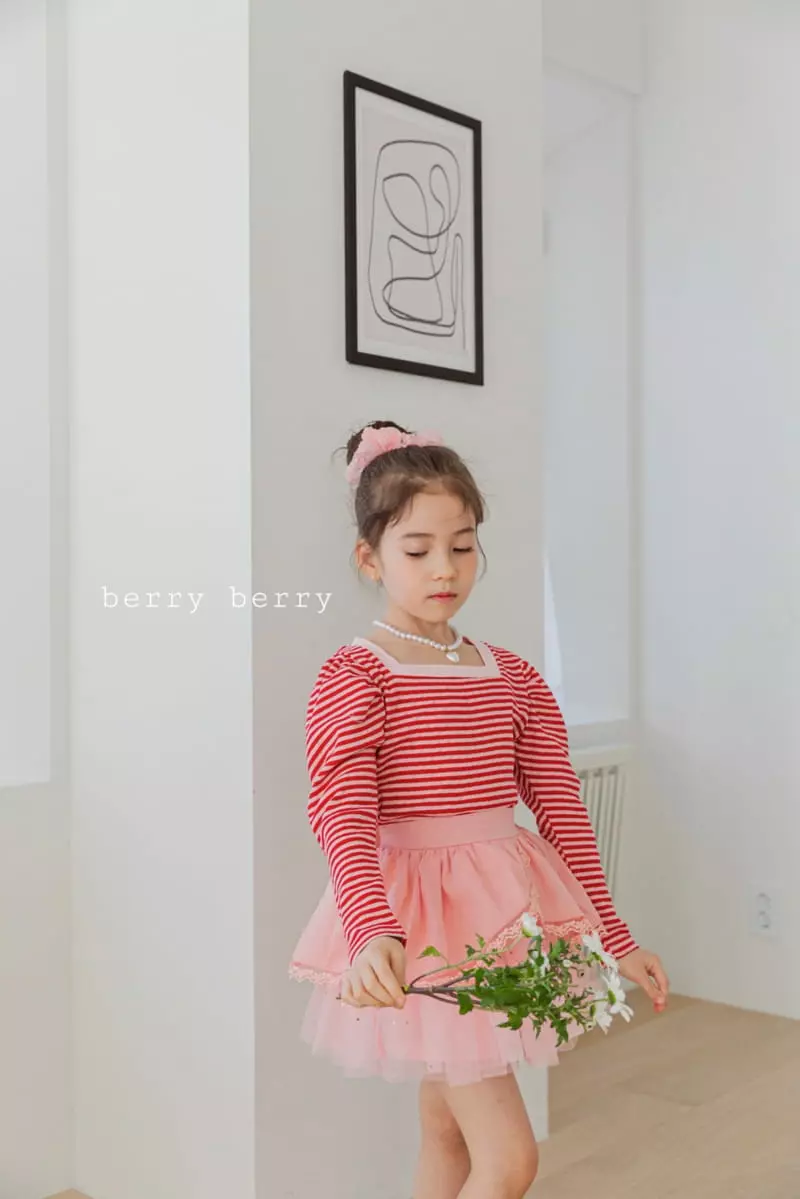 Berry Berry - Korean Children Fashion - #childofig - Rose Skirt
