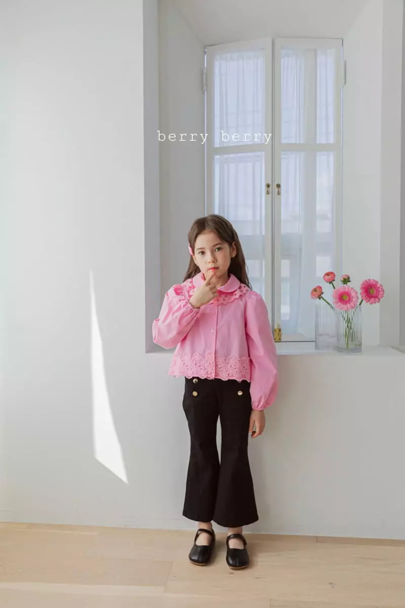 Berry Berry - Korean Children Fashion - #kidsshorts - Gold Bootscut - 6