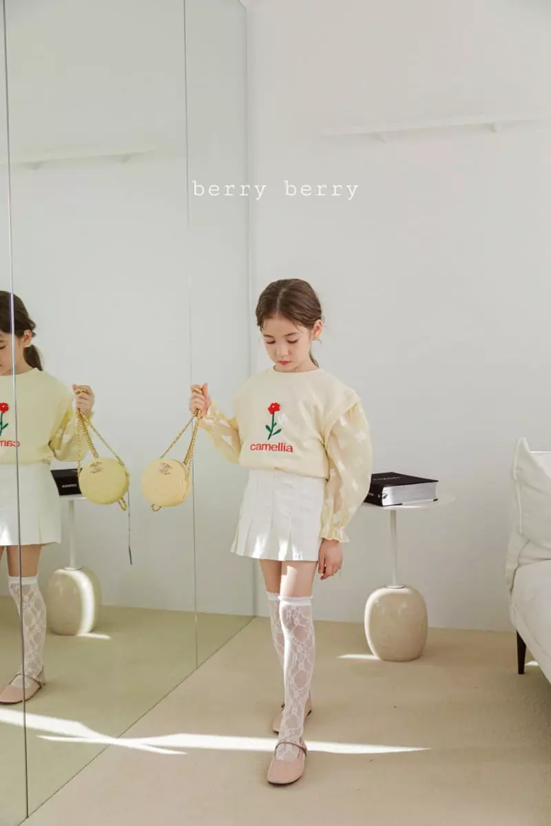 Berry Berry - Korean Children Fashion - #kidzfashiontrend - Camellia Tee - 5