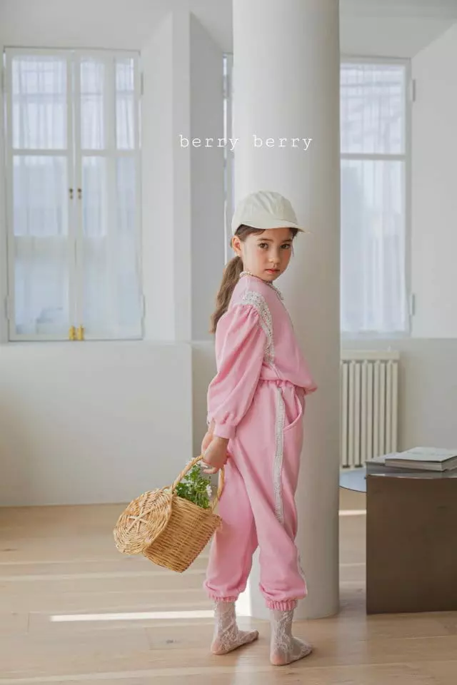 Berry Berry - Korean Children Fashion - #littlefashionista - Vely Vely Top Bottom Set