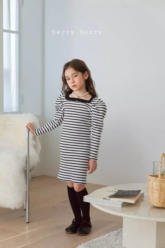 Berry Berry - Korean Children Fashion - #magicofchildhood - Ggu Ggu One-piece - 3