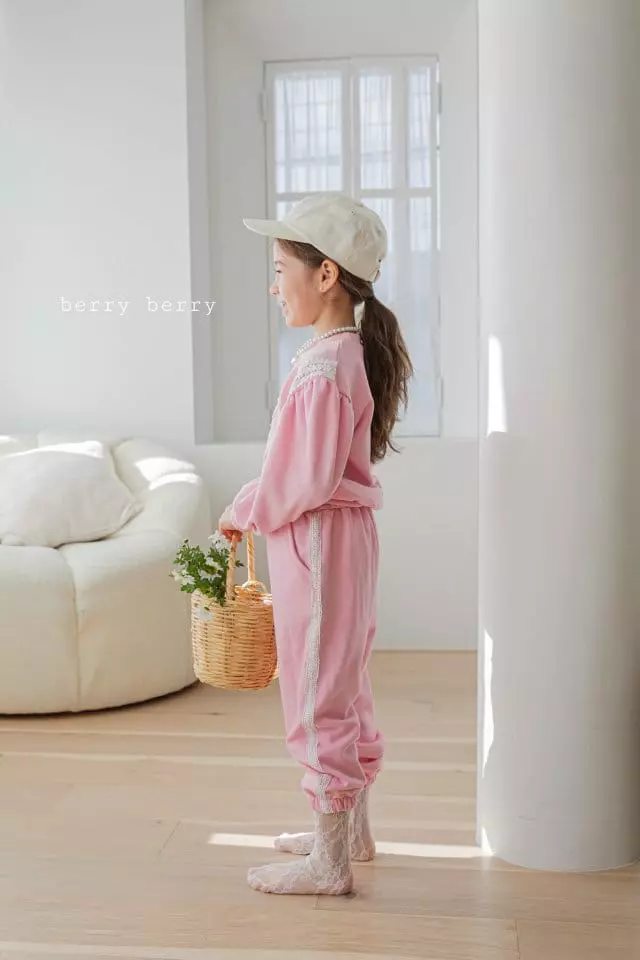Berry Berry - Korean Children Fashion - #magicofchildhood - Vely Vely Top Bottom Set - 2