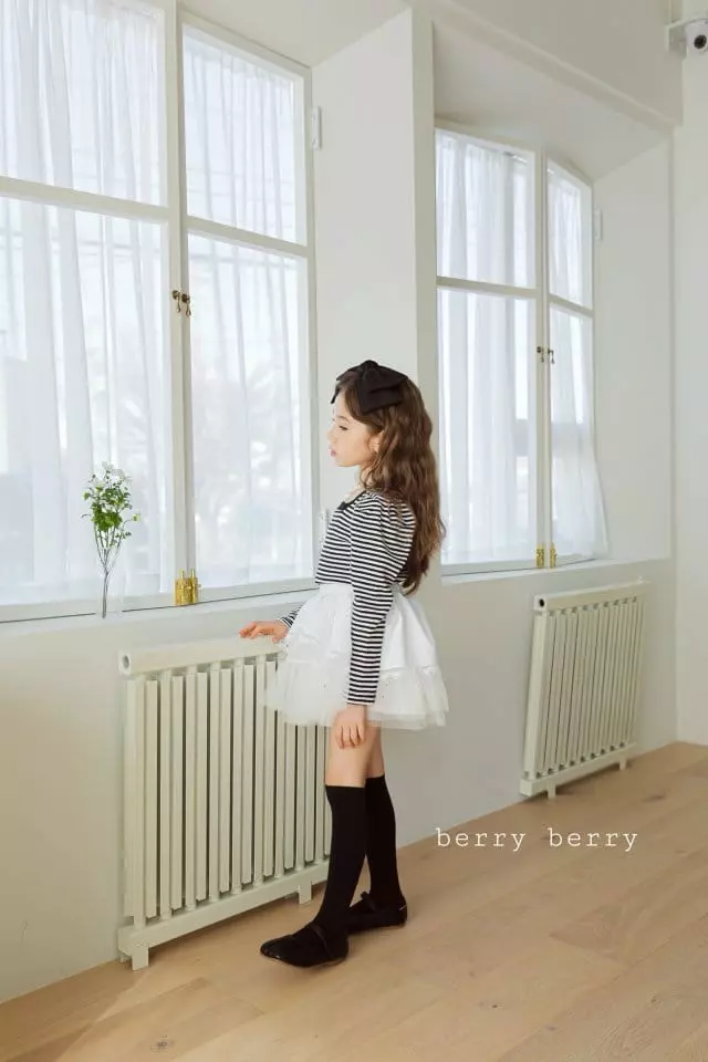 Berry Berry - Korean Children Fashion - #stylishchildhood - Eyelet Tee - 10