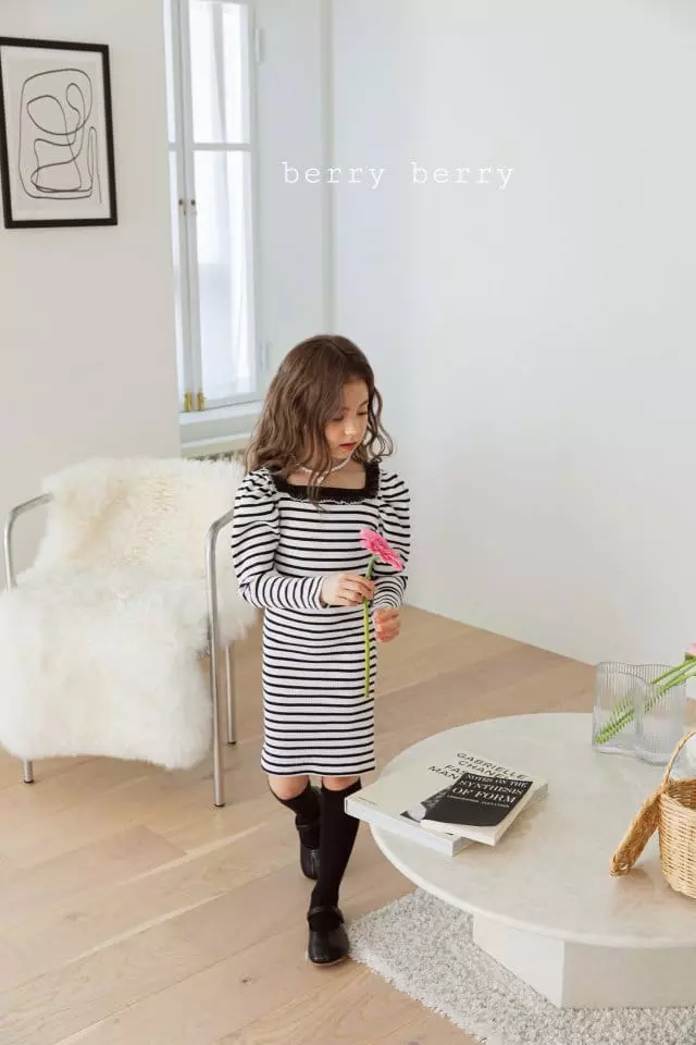 Berry Berry - Korean Children Fashion - #todddlerfashion - Ggu Ggu One-piece - 6