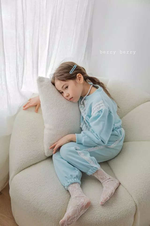 Berry Berry - Korean Children Fashion - #toddlerclothing - Vely Vely Top Bottom Set - 6
