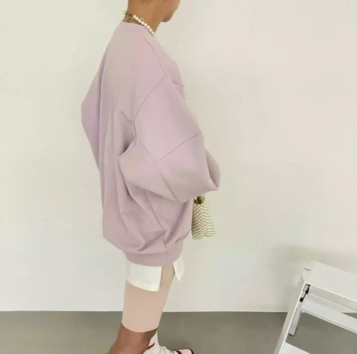 Black Fuchsia - Korean Women Fashion - #momslook - Point Open Sweatshirt - 5