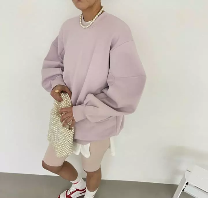 Black Fuchsia - Korean Women Fashion - #romanticstyle - Point Open Sweatshirt