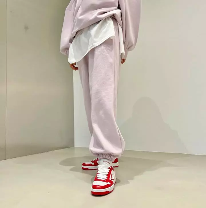 Black Fuchsia - Korean Women Fashion - #shopsmall - Make Training Pants - 3