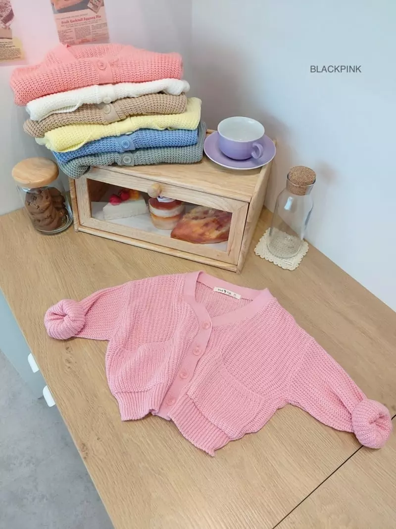 Black Pink - Korean Children Fashion - #childofig - Spring Black Pink Hazzi Cardigan - 7