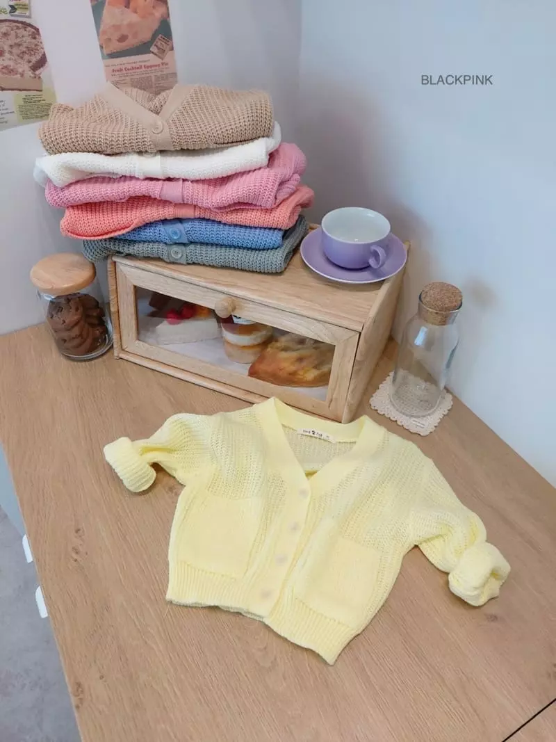 Black Pink - Korean Children Fashion - #discoveringself - Spring Black Pink Hazzi Cardigan - 10