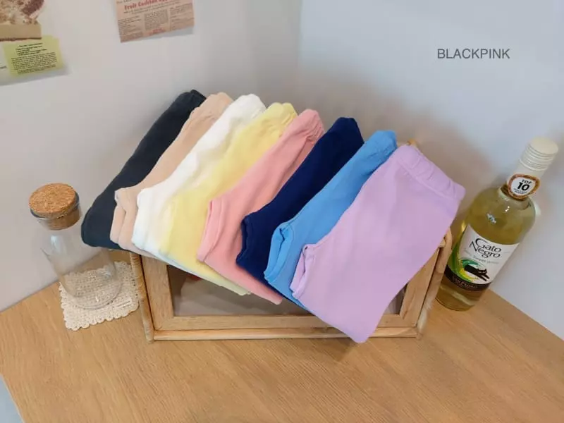 Black Pink - Korean Children Fashion - #discoveringself - Spring Simple Leggings - 9