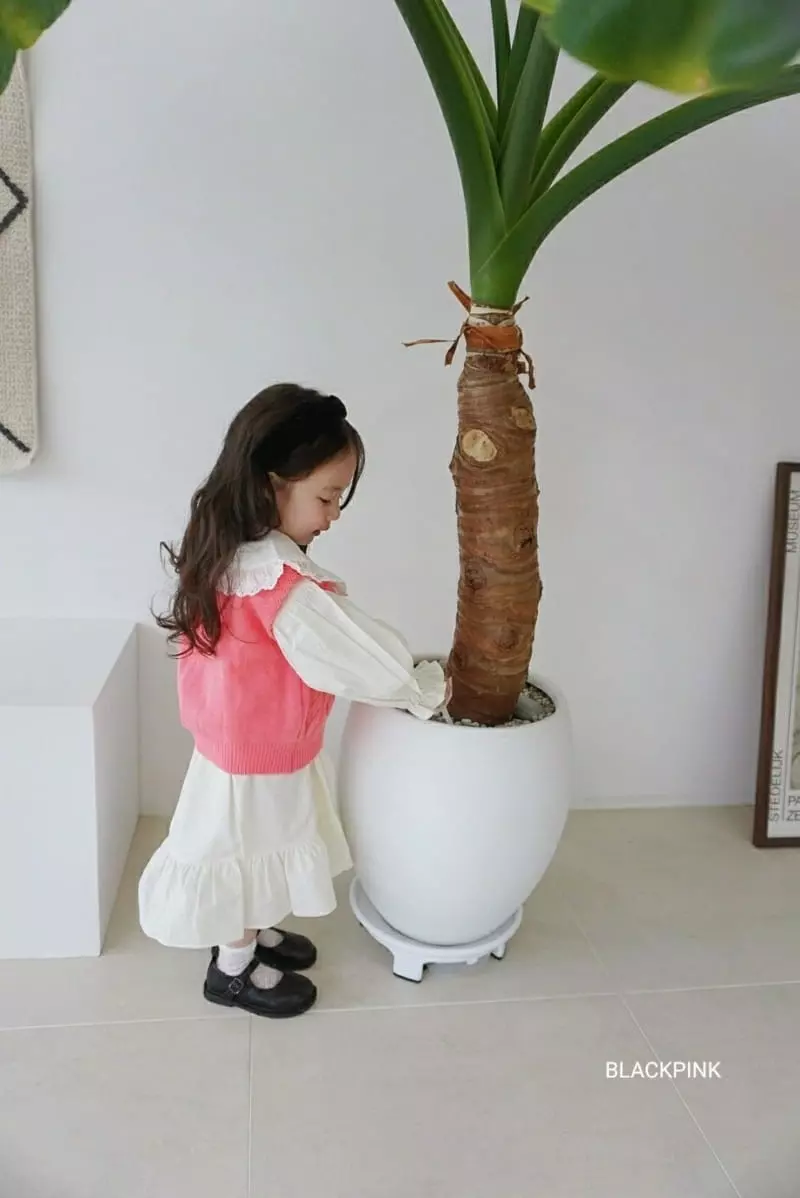 Black Pink - Korean Children Fashion - #kidsstore - Leo School Vest - 8