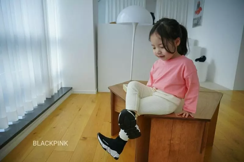 Black Pink - Korean Children Fashion - #littlefashionista - Basic Single Tee - 9