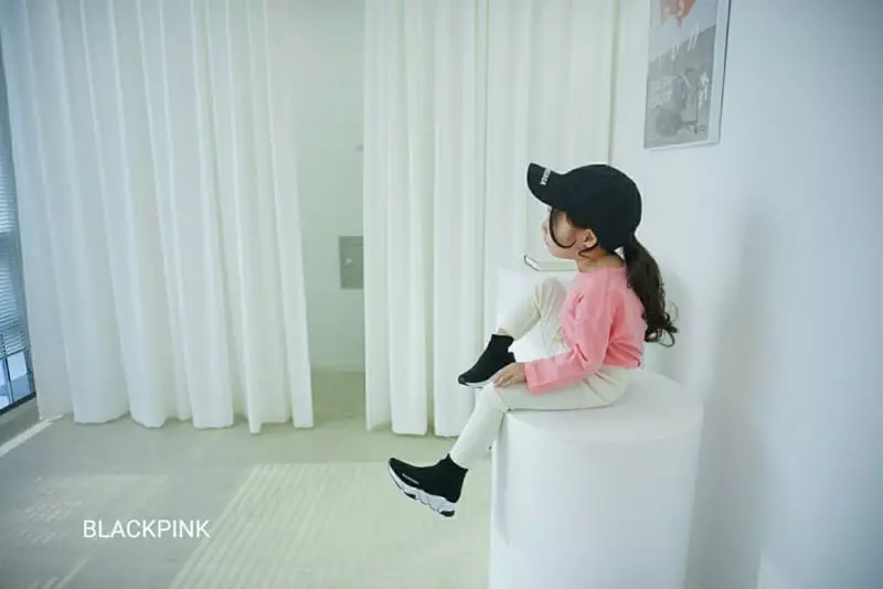 Black Pink - Korean Children Fashion - #prettylittlegirls - Basic Single Tee - 12