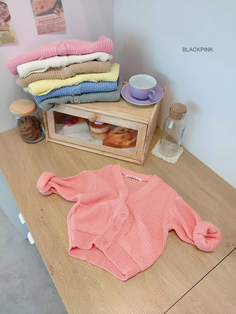 Black Pink - Korean Children Fashion - #stylishchildhood - Spring Black Pink Hazzi Cardigan - 6