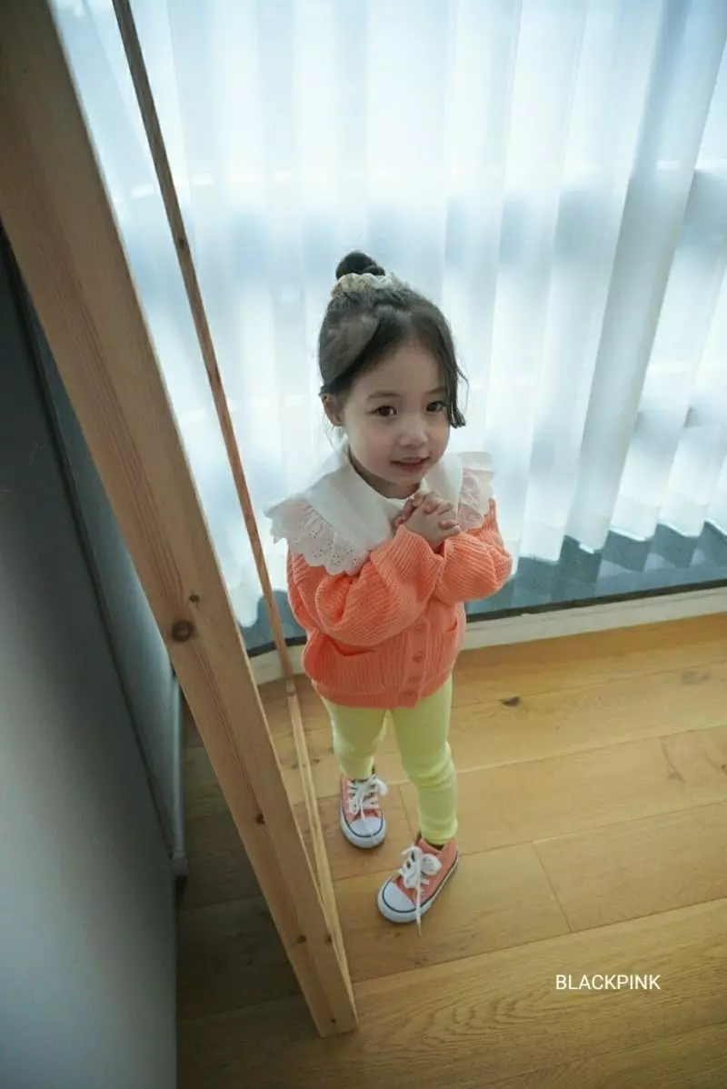 Black Pink - Korean Children Fashion - #todddlerfashion - Big Collar Tee - 8