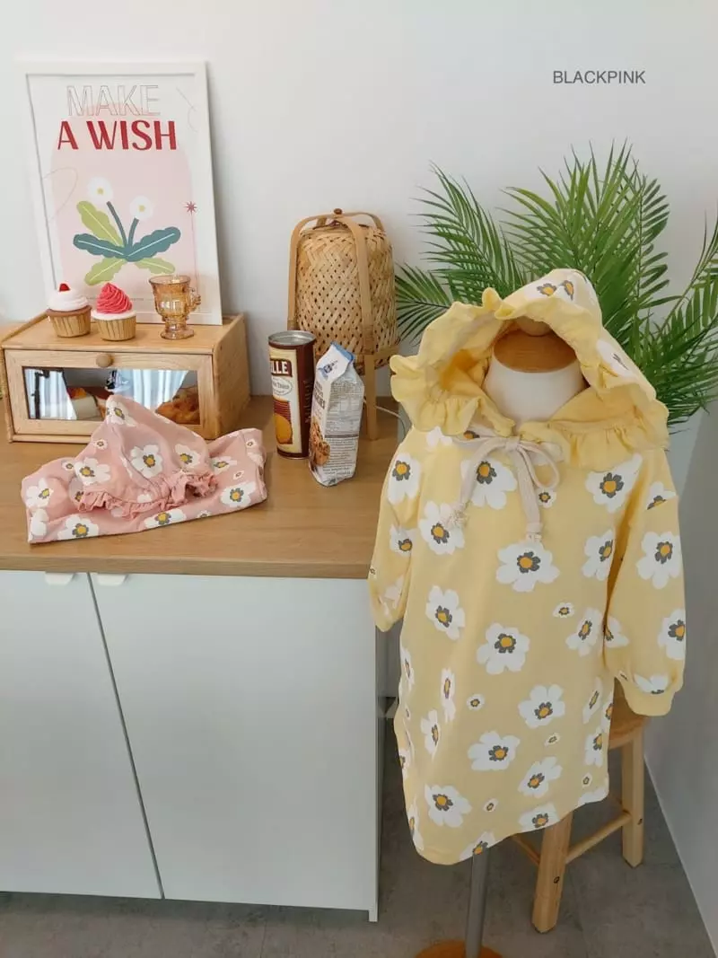 Black Pink - Korean Children Fashion - #todddlerfashion - Blossom Hoody - 6