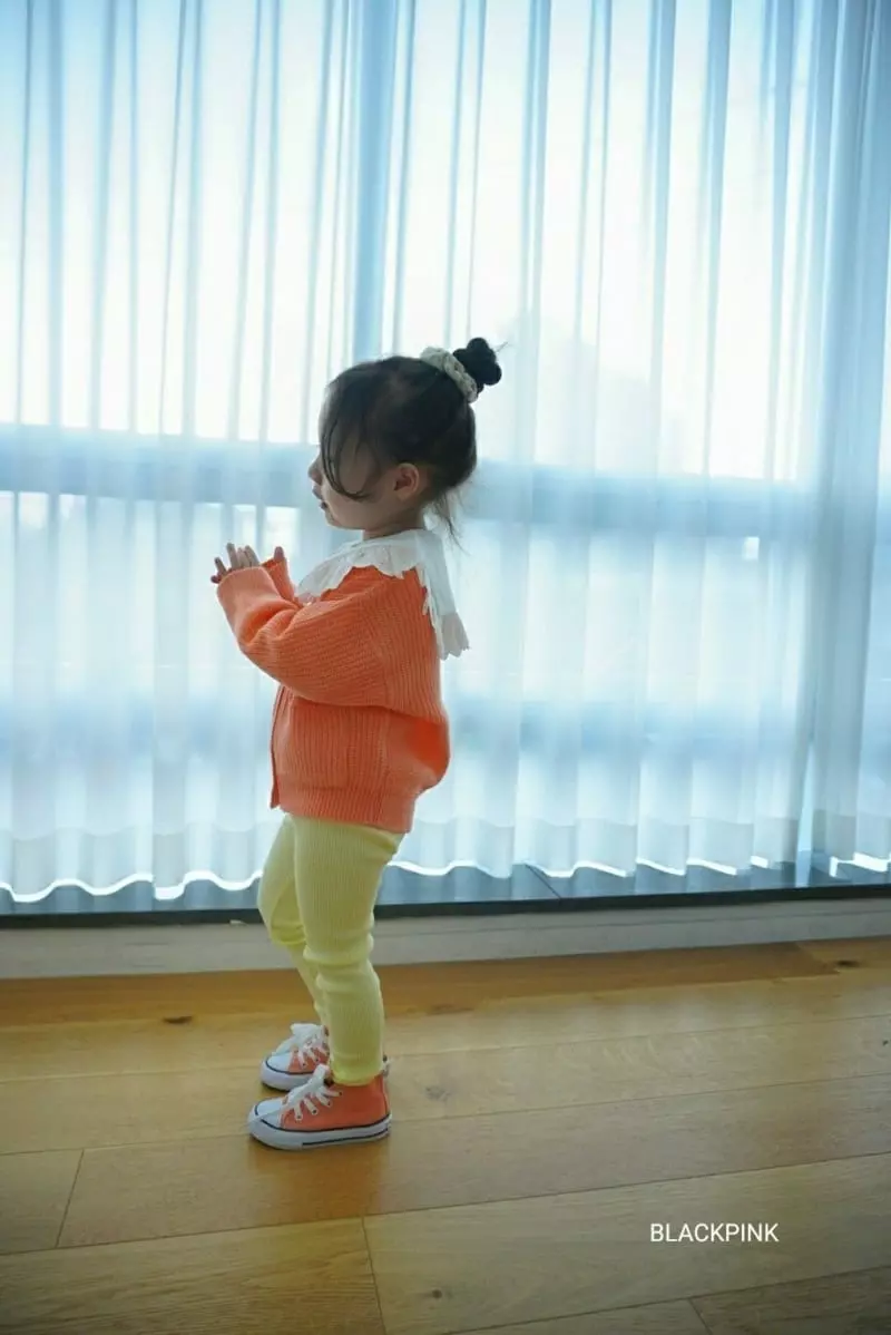 Black Pink - Korean Children Fashion - #toddlerclothing - Big Collar Tee - 9