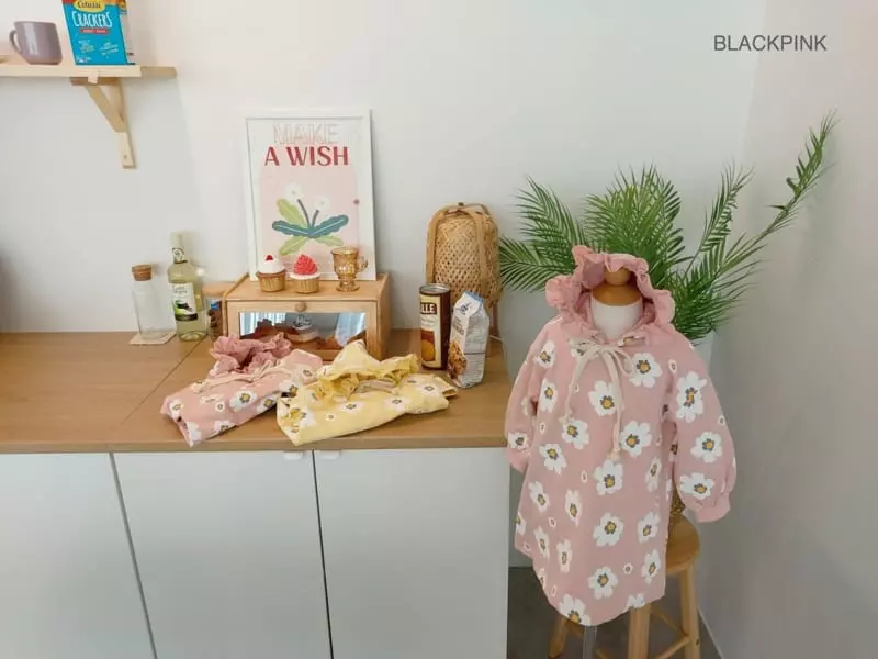 Black Pink - Korean Children Fashion - #toddlerclothing - Blossom Hoody - 7