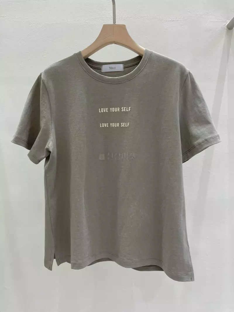 Blanc - Korean Women Fashion - #momslook - Love Tee - 3