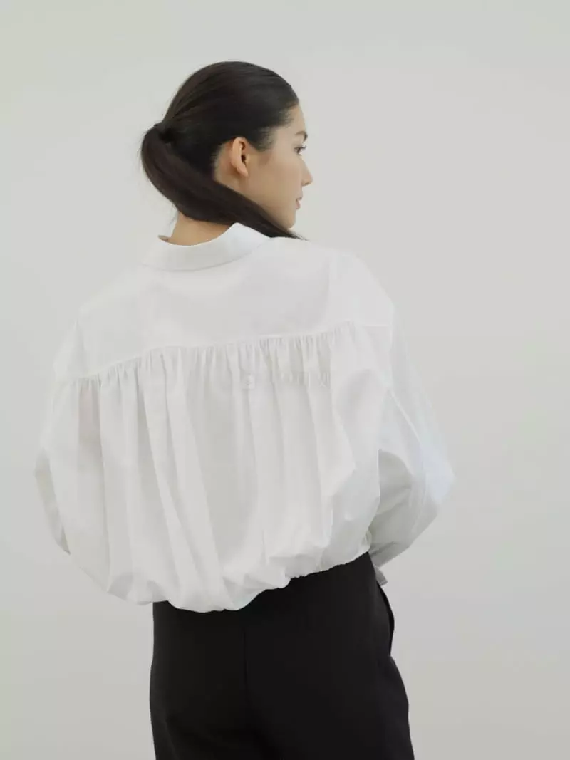 Blanc - Korean Women Fashion - #momslook - Victory Shirt (cotton) - 2