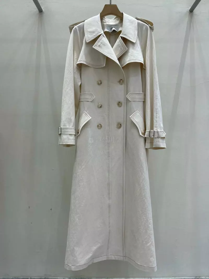 Blanc - Korean Women Fashion - #momslook - DO Trench Coat - 2