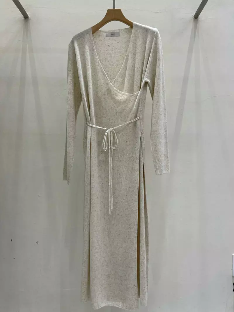 Blanc - Korean Women Fashion - #momslook - Rap One-piece - 2