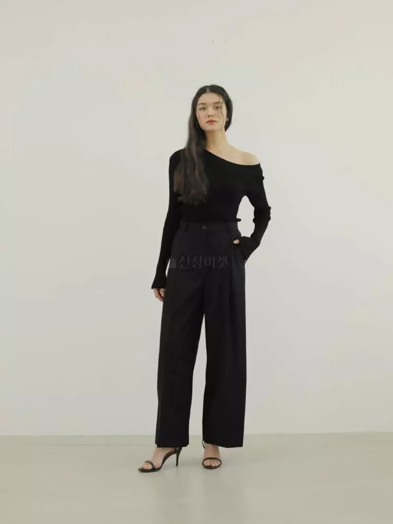 Blanc - Korean Women Fashion - #momslook - X Pants