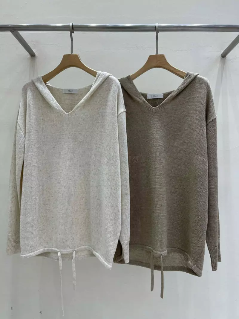Blanc - Korean Women Fashion - #momslook - Dear Hoody Tee