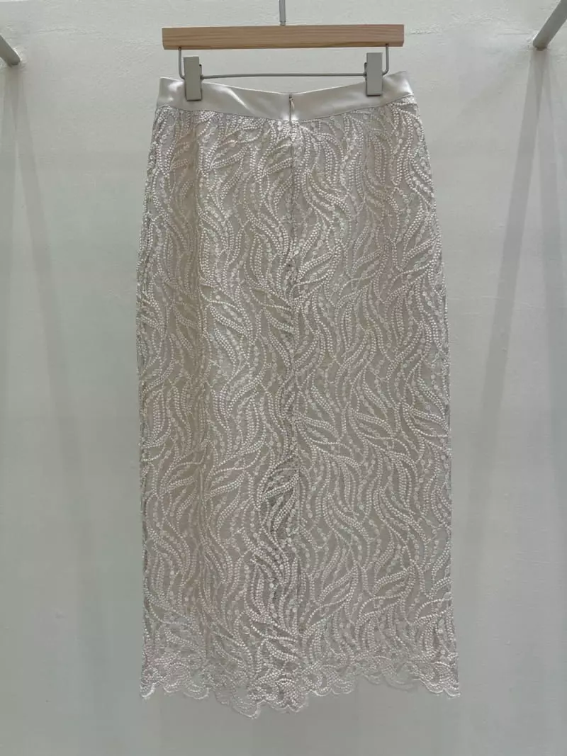 Blanc - Korean Women Fashion - #womensfashion - Lace Skirt - 4