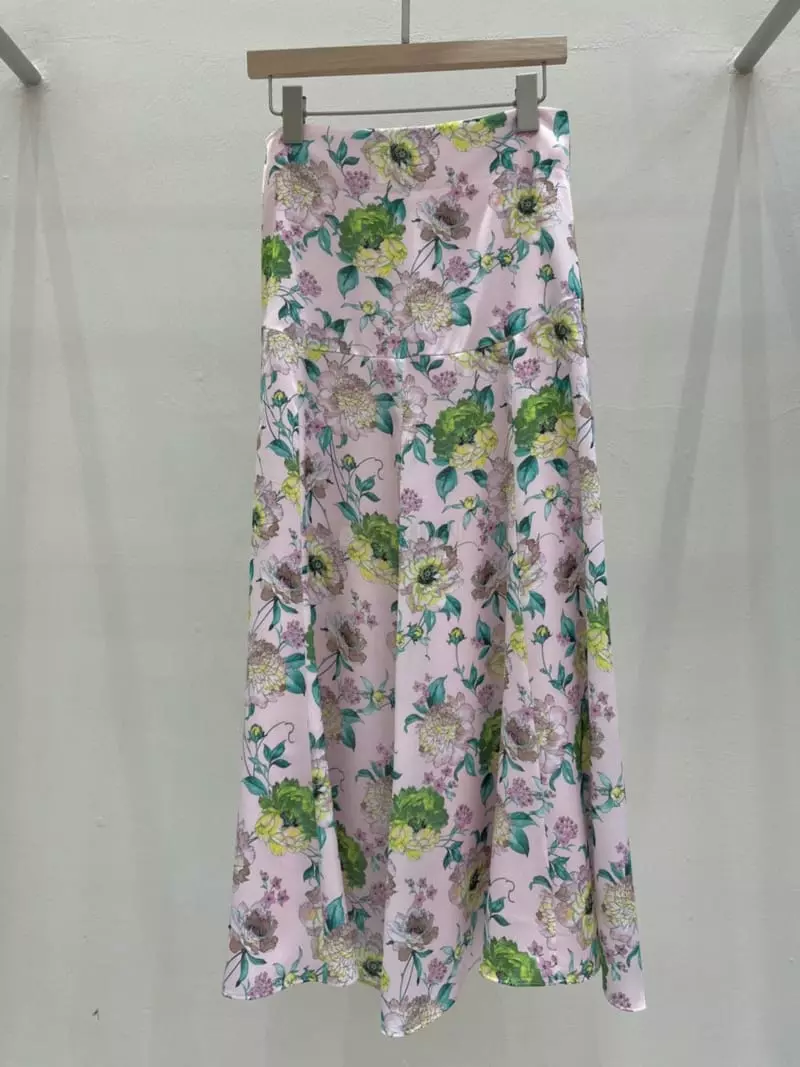 Blanc - Korean Women Fashion - #pursuepretty - Flower Skirt - 2