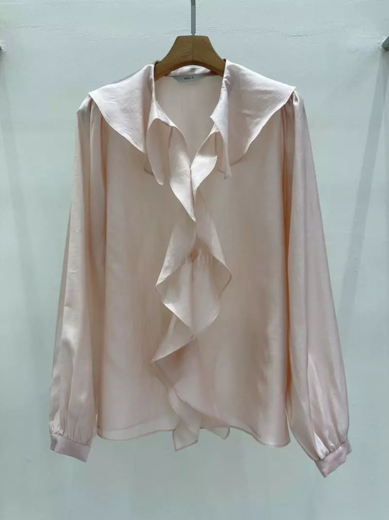 Blanc - Korean Women Fashion - #restrostyle - Rose Blouse - 2