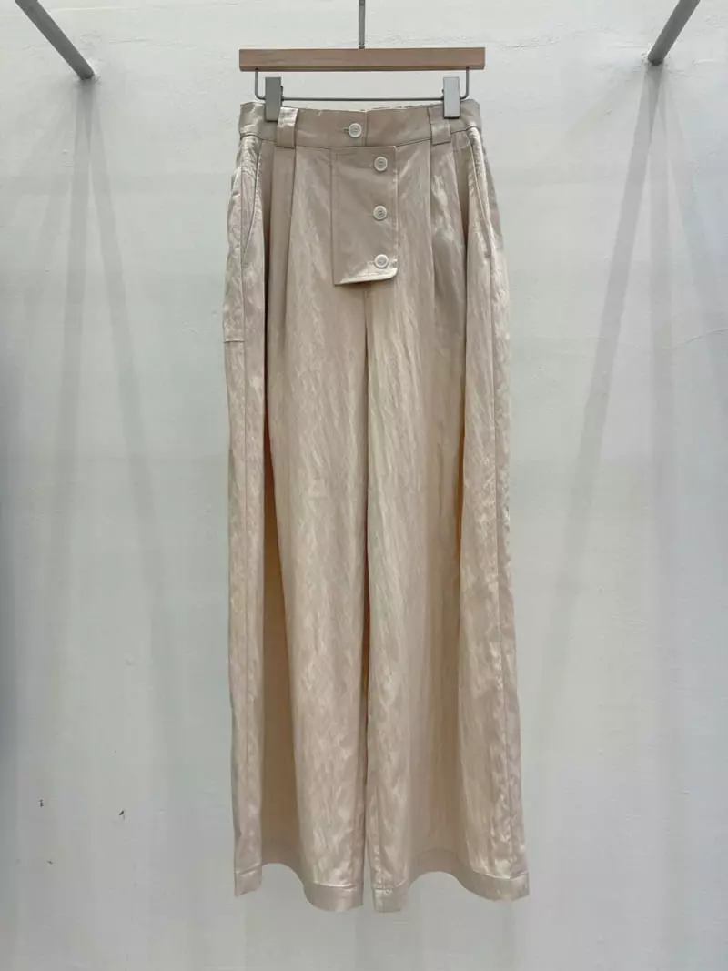 Blanc - Korean Women Fashion - #shopsmall - Button Pants - 2