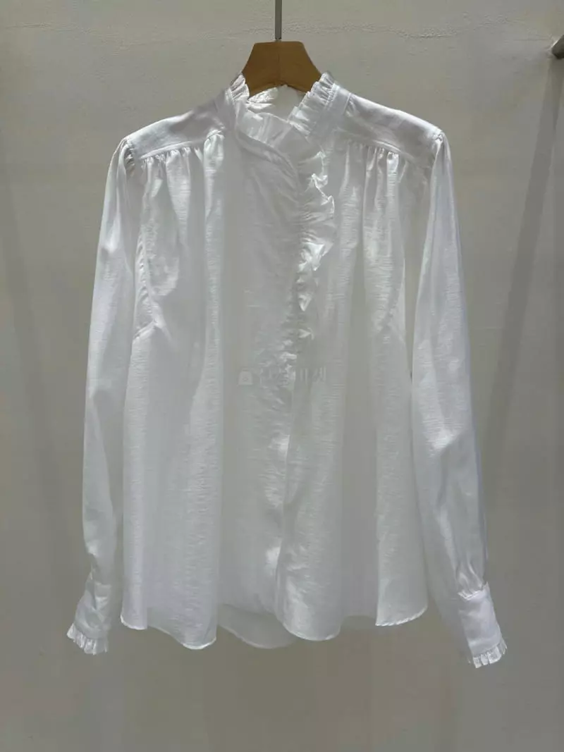 Blanc - Korean Women Fashion - #thelittlethings - Frill Blouse - 2