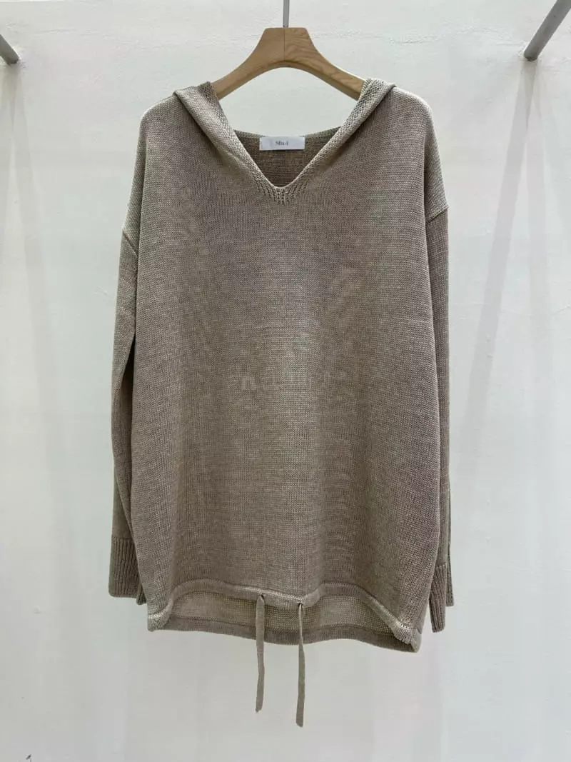Blanc - Korean Women Fashion - #vintageinspired - Dear Hoody Tee - 3