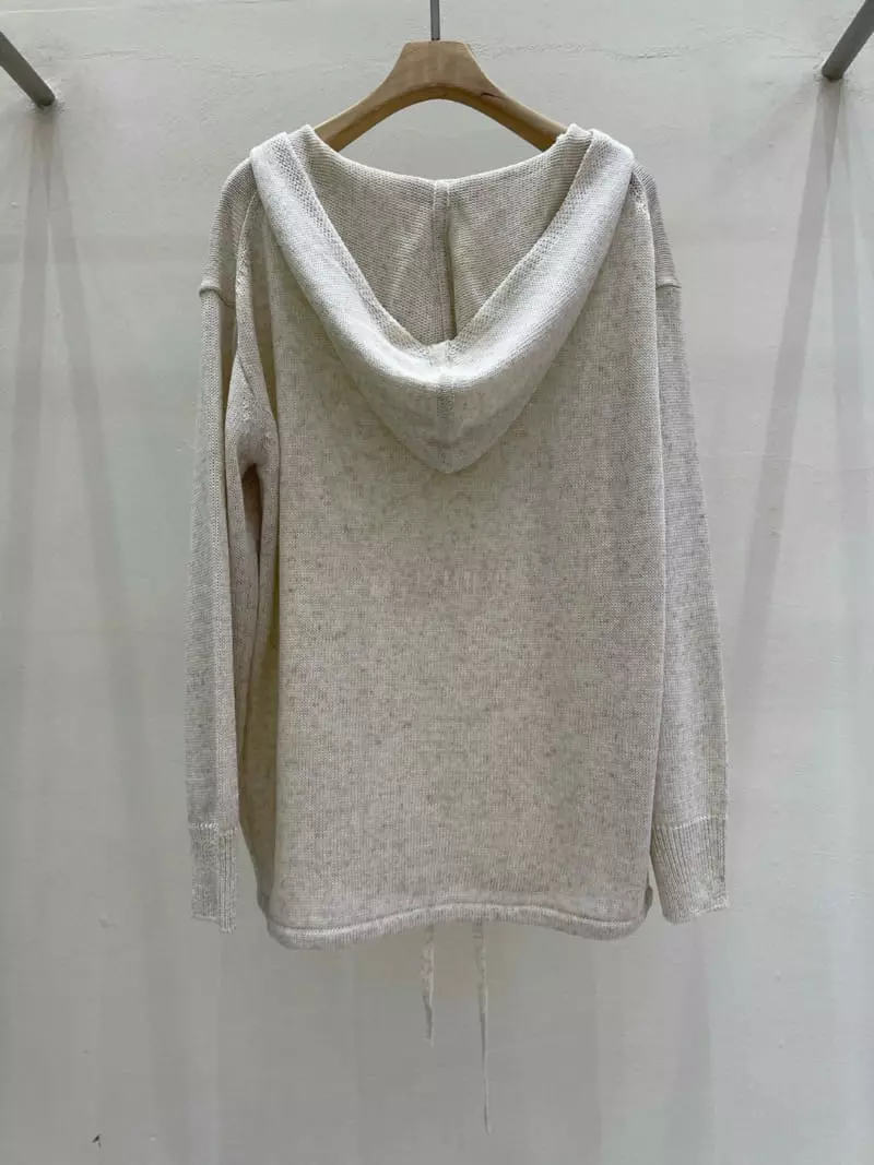 Blanc - Korean Women Fashion - #vintageinspired - Dear Hoody Tee - 4