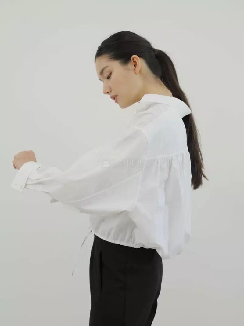 Blanc - Korean Women Fashion - #womensfashion - Victory Shirt (cotton)