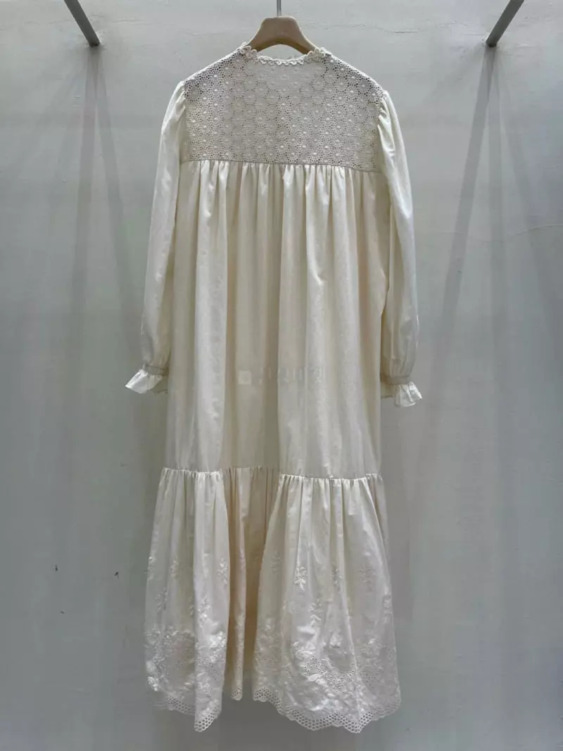 Blanc - Korean Women Fashion - #womensfashion - Lace One-piece - 3