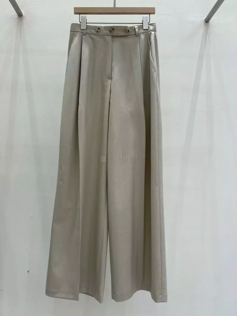 Blanc - Korean Women Fashion - #womensfashion - 3 Button Pants - 2