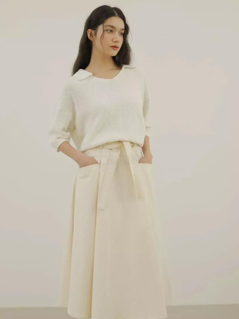 Blanc - Korean Women Fashion - #womensfashion - Flare Skirt