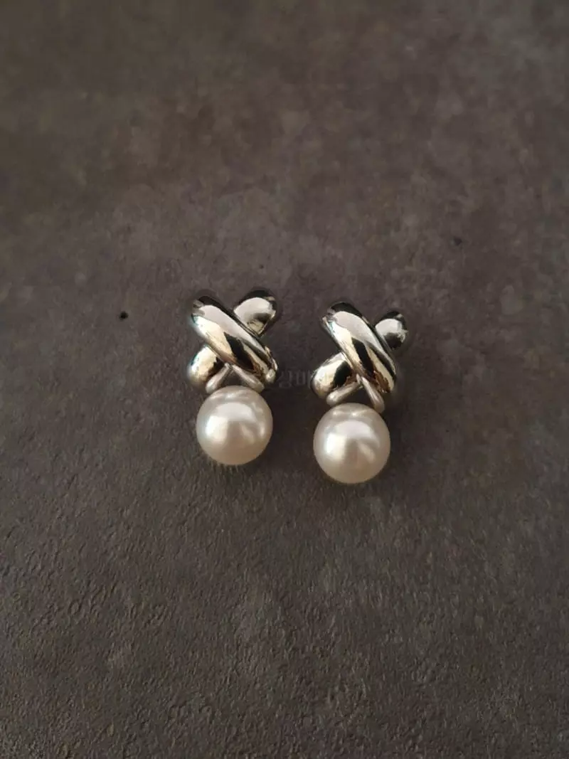 Blancchouette - Korean Women Fashion - #momslook - Mono 5 Earring - 2