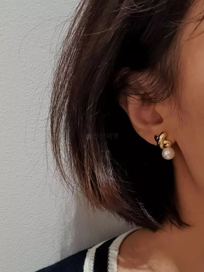 Blancchouette - Korean Women Fashion - #womensfashion - Mono 5 Earring - 4