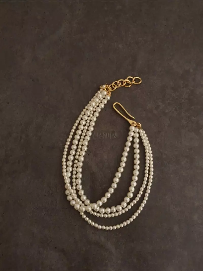 Blancchouette - Korean Women Fashion - #momslook - Becky 3 Necklace