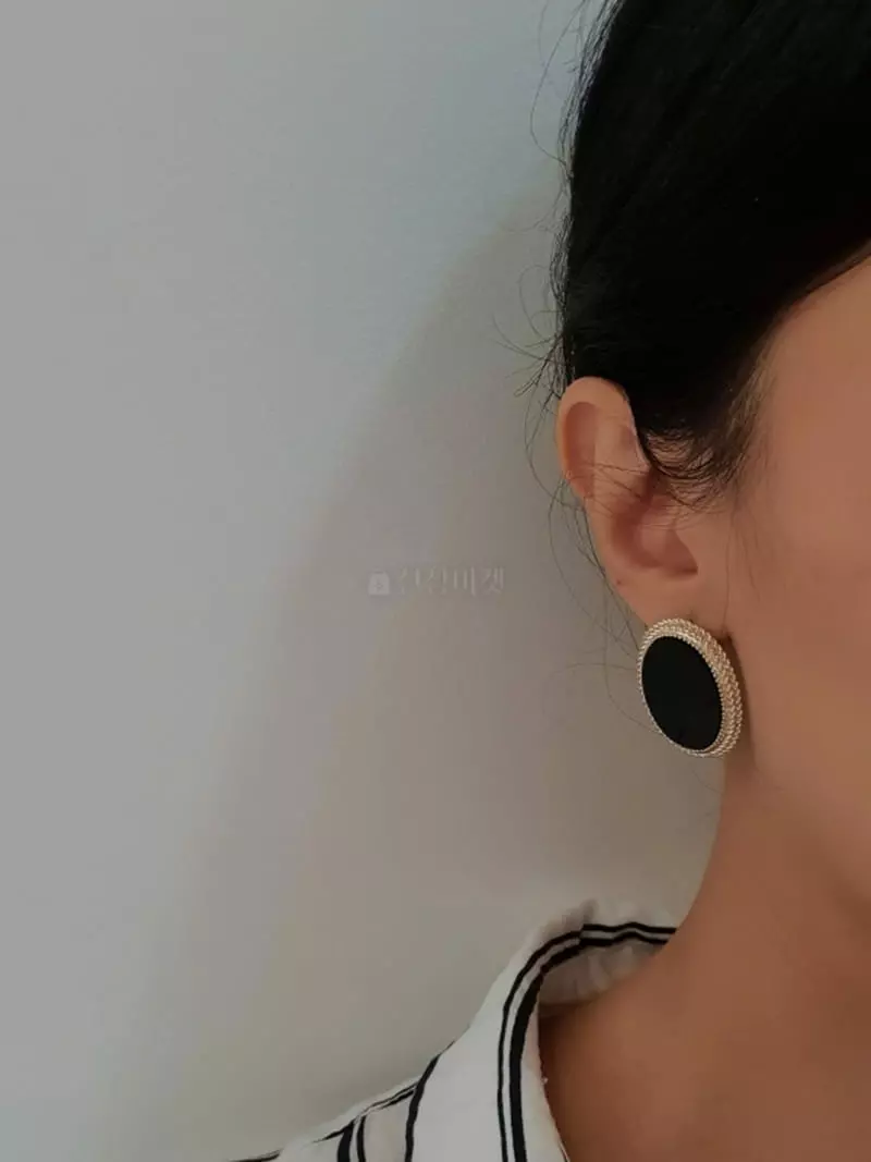 Blancchouette - Korean Women Fashion - #momslook - Can 2 Earring - 3