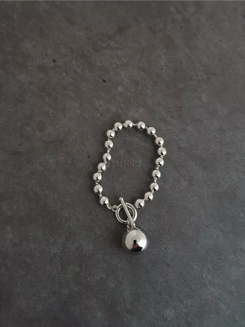 Blancchouette - Korean Women Fashion - #momslook - Ball 4 Bracelet - 2