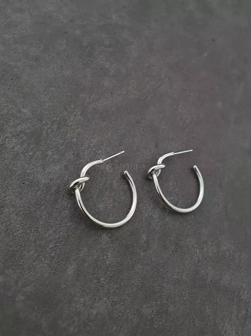 Blancchouette - Korean Women Fashion - #momslook - Cell 6 Earring - 2