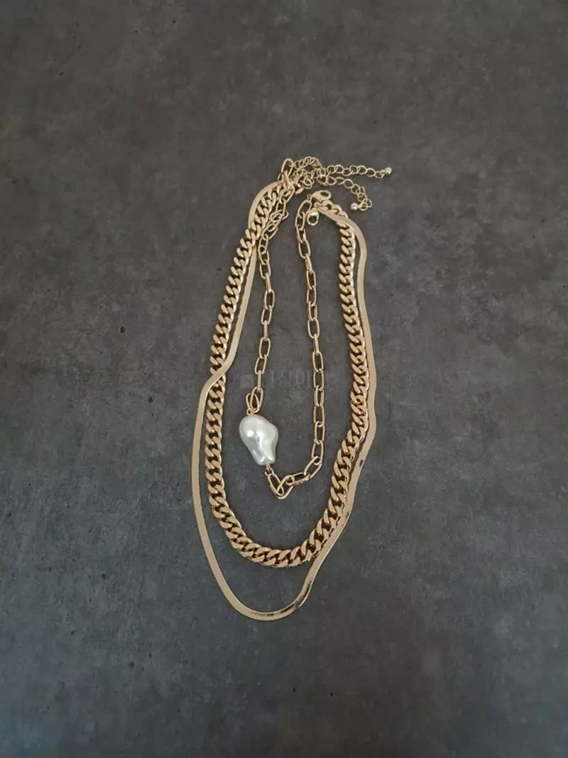 Blancchouette - Korean Women Fashion - #momslook - Mew 8 Necklace - 2